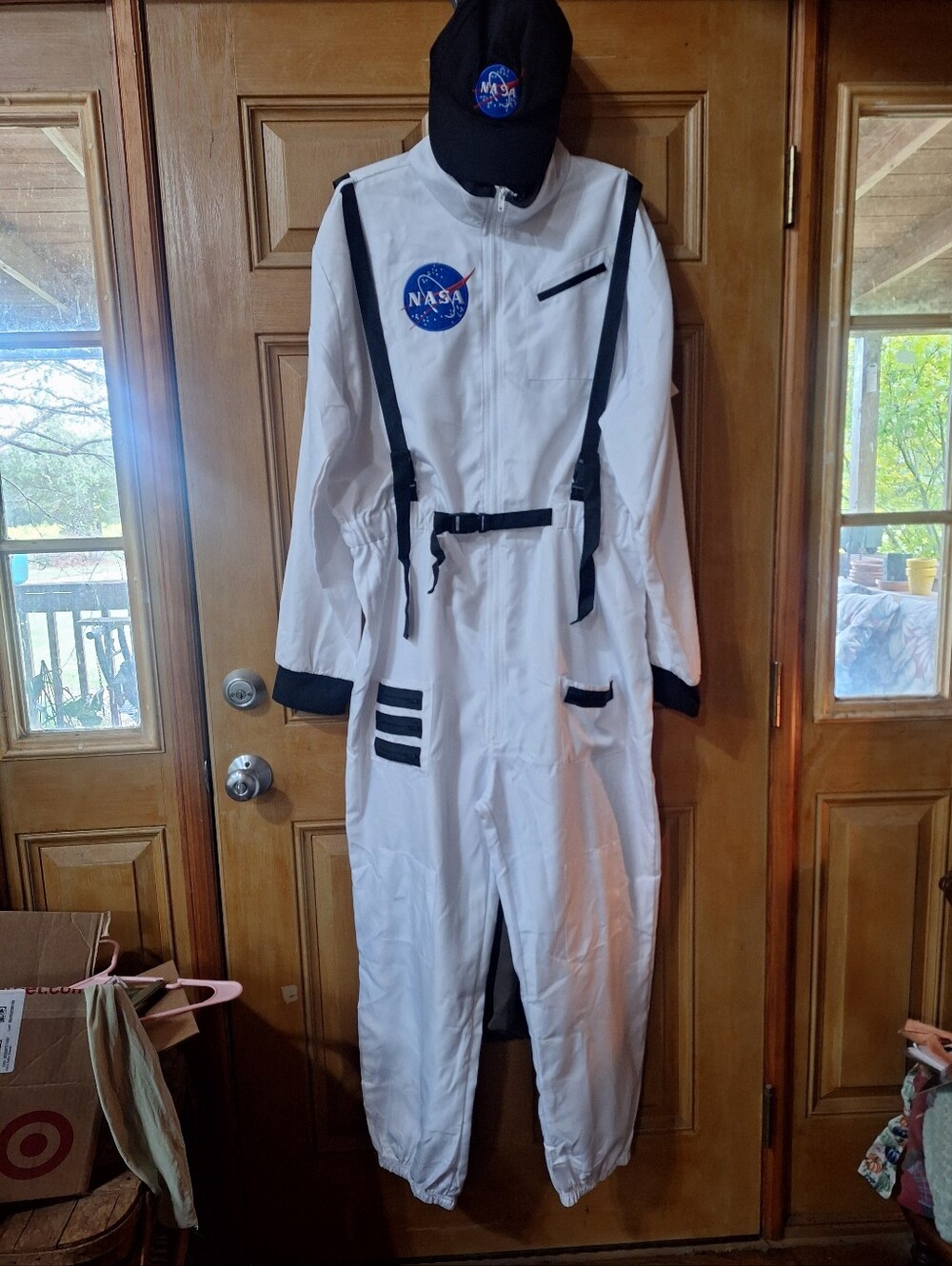 Mens Nasa Jumpsuit with Black Trim XL